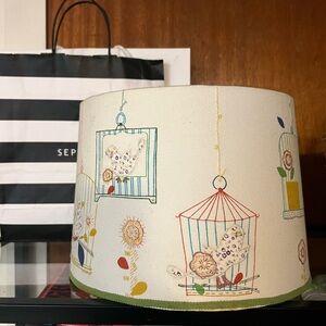 Colorful Birdcage Patterned Lampshade